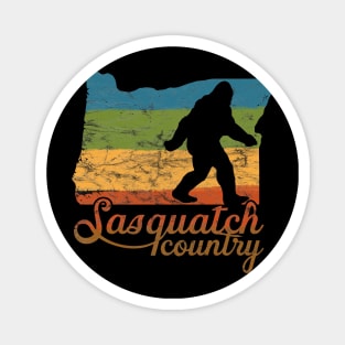 Sasquatch Country (colorful) Magnet